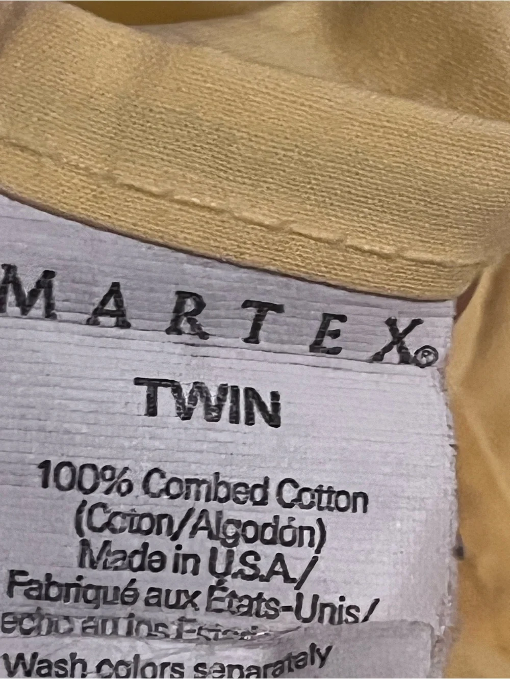 Martex lightweight twin